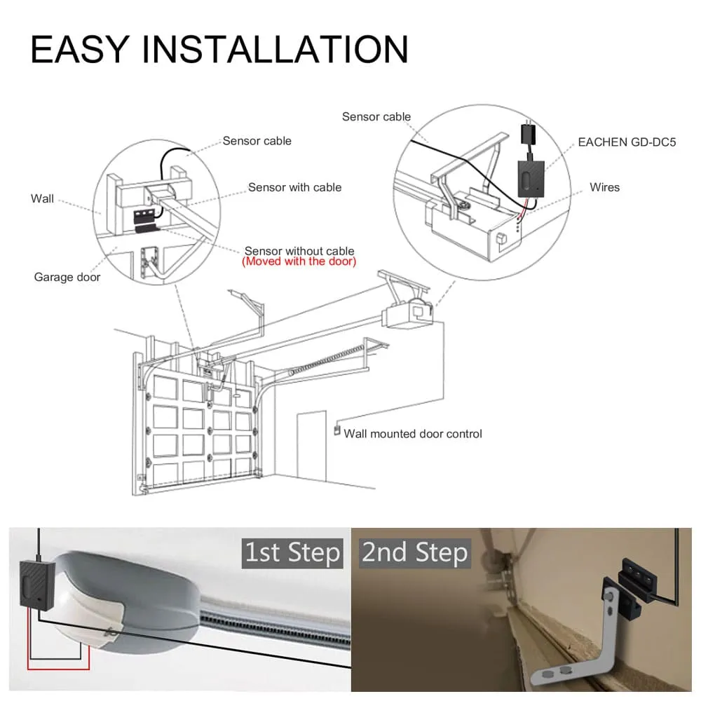 Smart Wi-fi Garage Door Opener - APP Controlled Garage Door