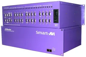 SmartAVI AV16X16S Routes 16 UXGA/Component to 16 Remote Monitors