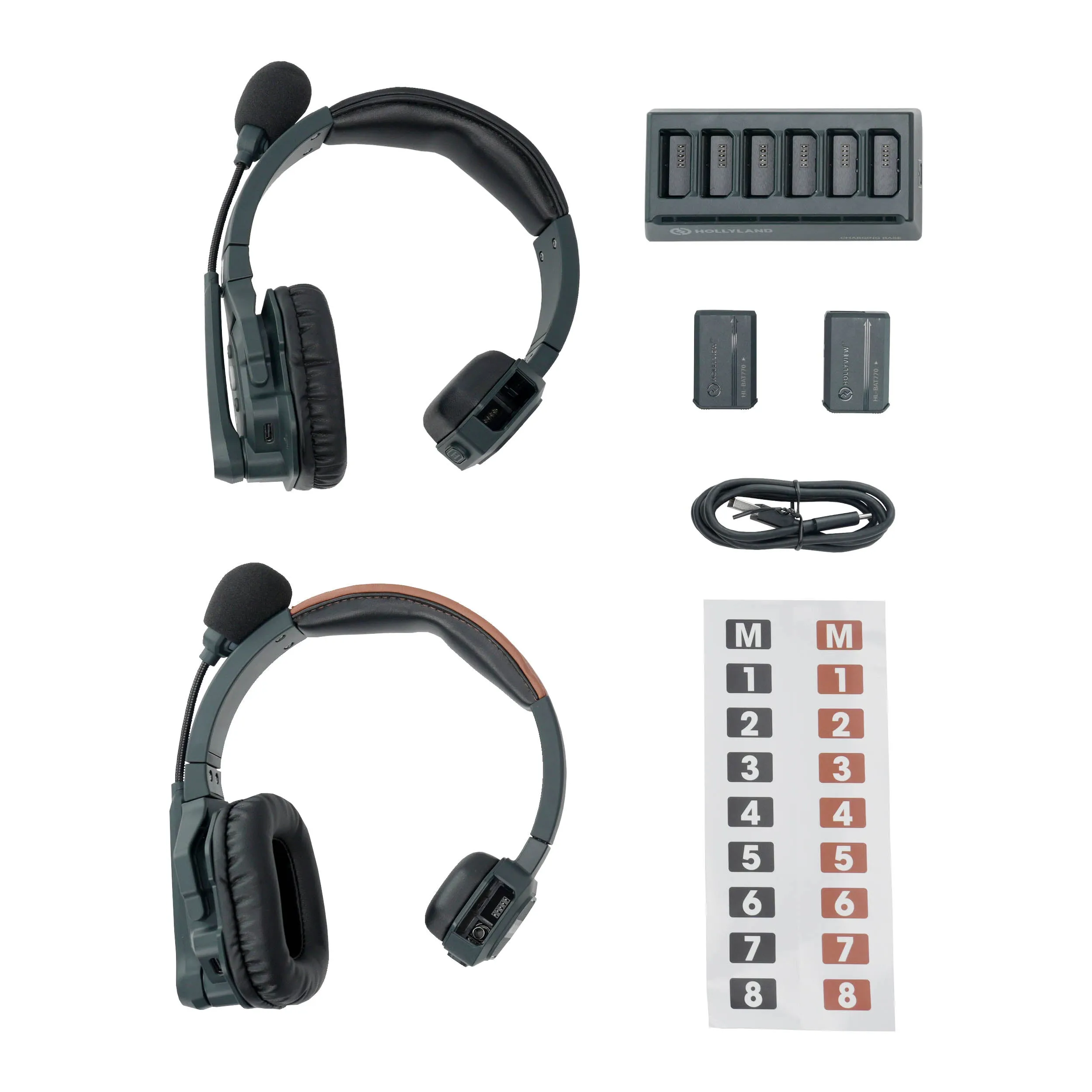 Solidcom SE-2S 2-Person Intercom System with Environmental Noise Cancelling Headsets