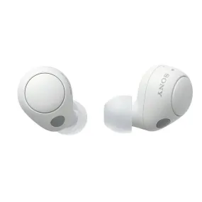 Sony WFC700N Noise Cancelling True Wireless Bluetooth In-Ear Headphones with Mic/Remote, White