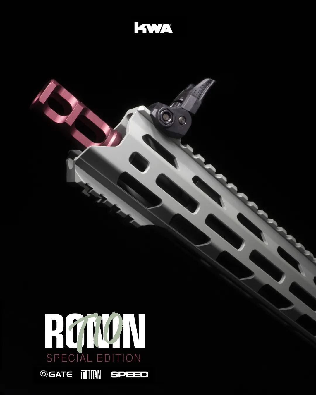 Special Edition KWA RM4 Ronin T10 SE AEG3.0 Electric Recoil M-LOK Airsoft Rifle