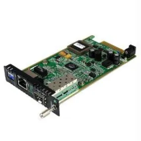 Startech Gigabit Ethernet Fiber Media Converter Card Module With Open Sfp Slot