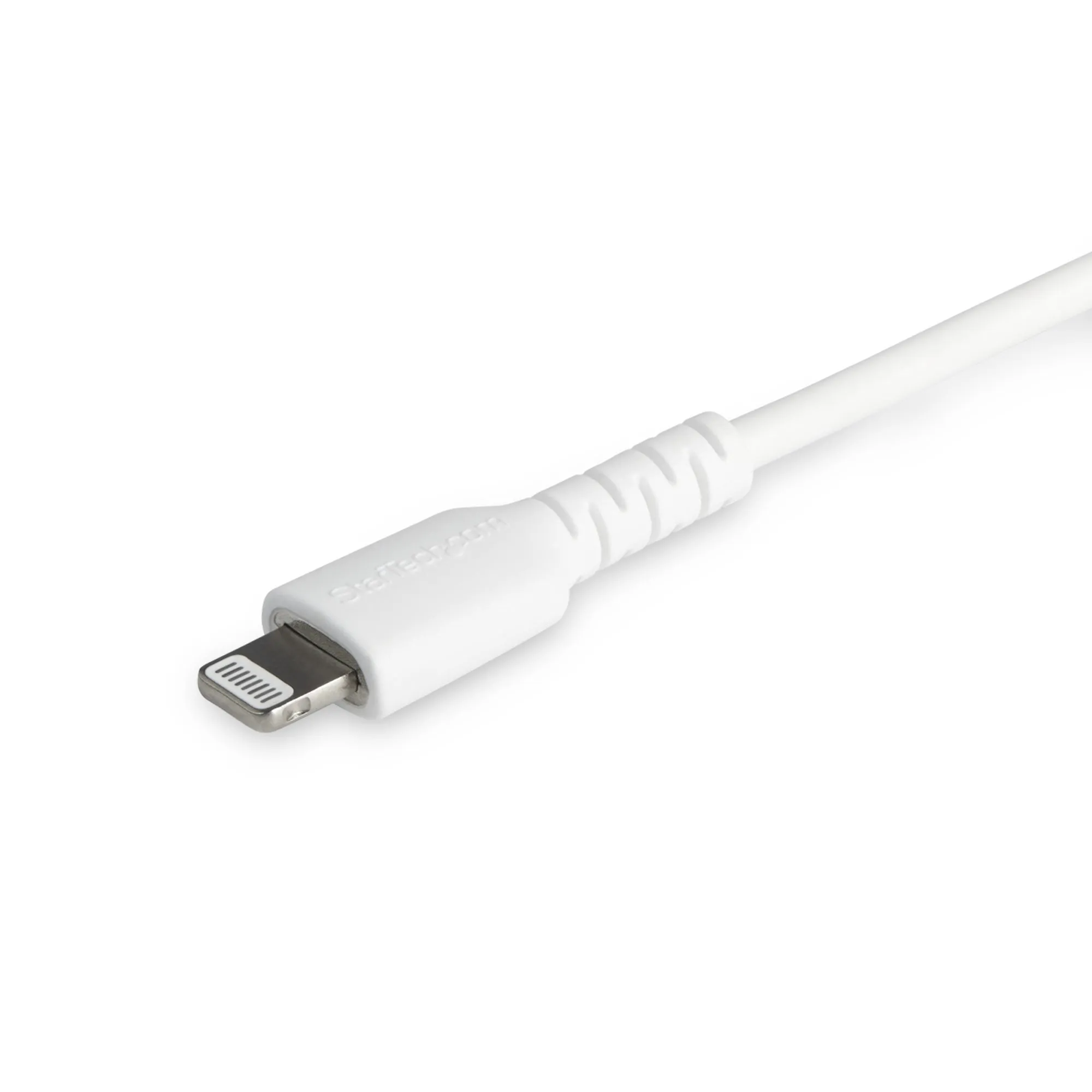 Startech.Com (1M) Durable White Usb-C To Lightning Cable, Heavy Duty Rugged Aramid Fiber Usb Type A To Lightning Charger