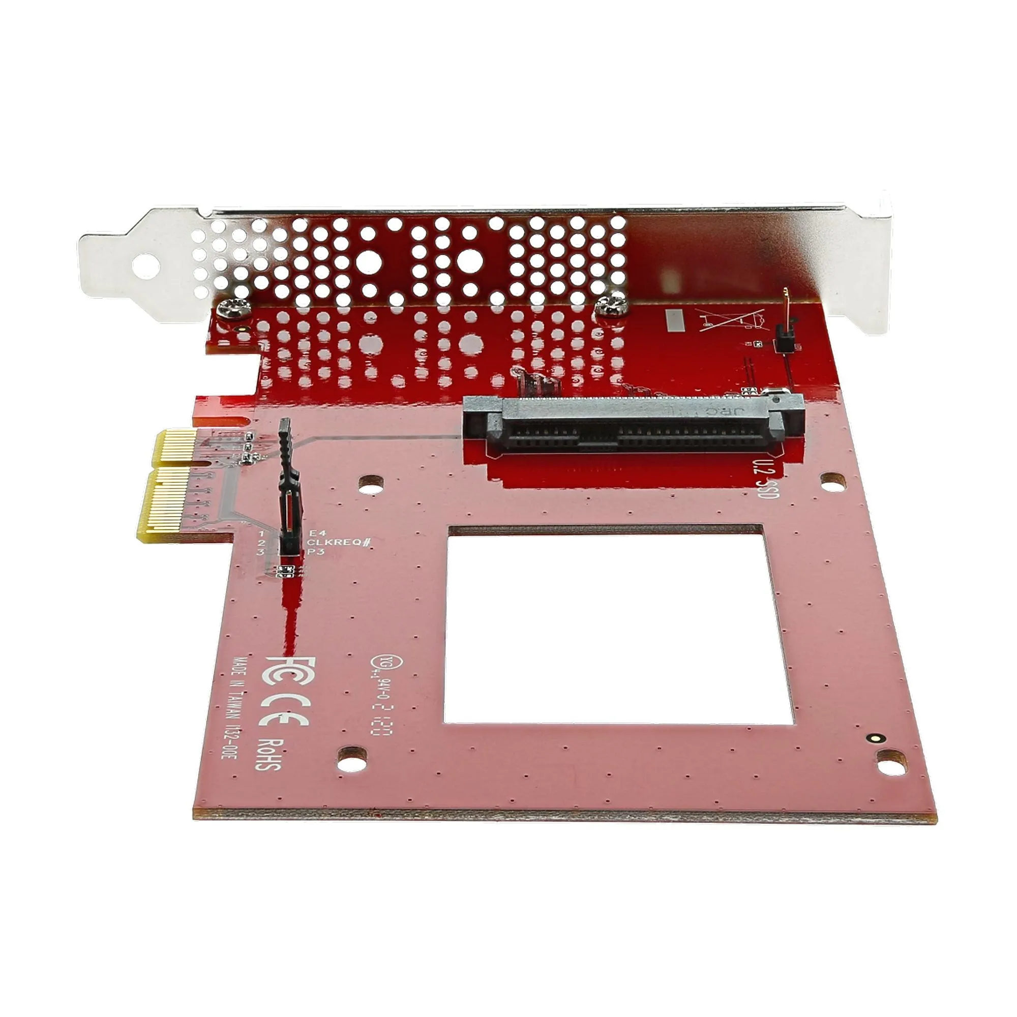 Startech.Com U.2 To Pcie Adapter - X4 Pcie - For 2.5" U.2 Nvme Ssd - Sff-8639 Pcie Adapter - U.2 Ssd - Pcie Ssd - U.2 Dr