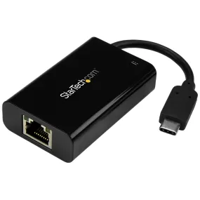 Startech.Com Usb C To Gigabit Ethernet Adapter/Converter W/ Pd 2.0, 1Gbps Usb 3.1 Type C To Rj45/Lan Network W/ Power De