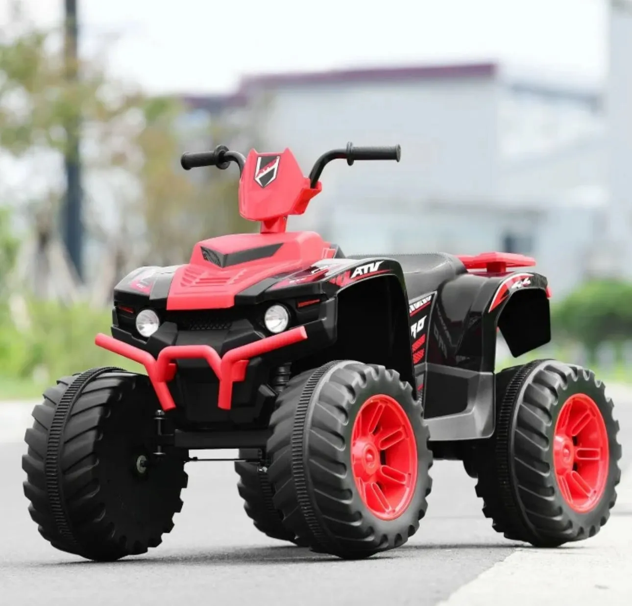 Super Cool 12V Kids Ride On ATV, Car 1 Seater | LED Lights | Heavy Duty Tires | Ages 3-7 | Music | 2 Speeds | Upgraded