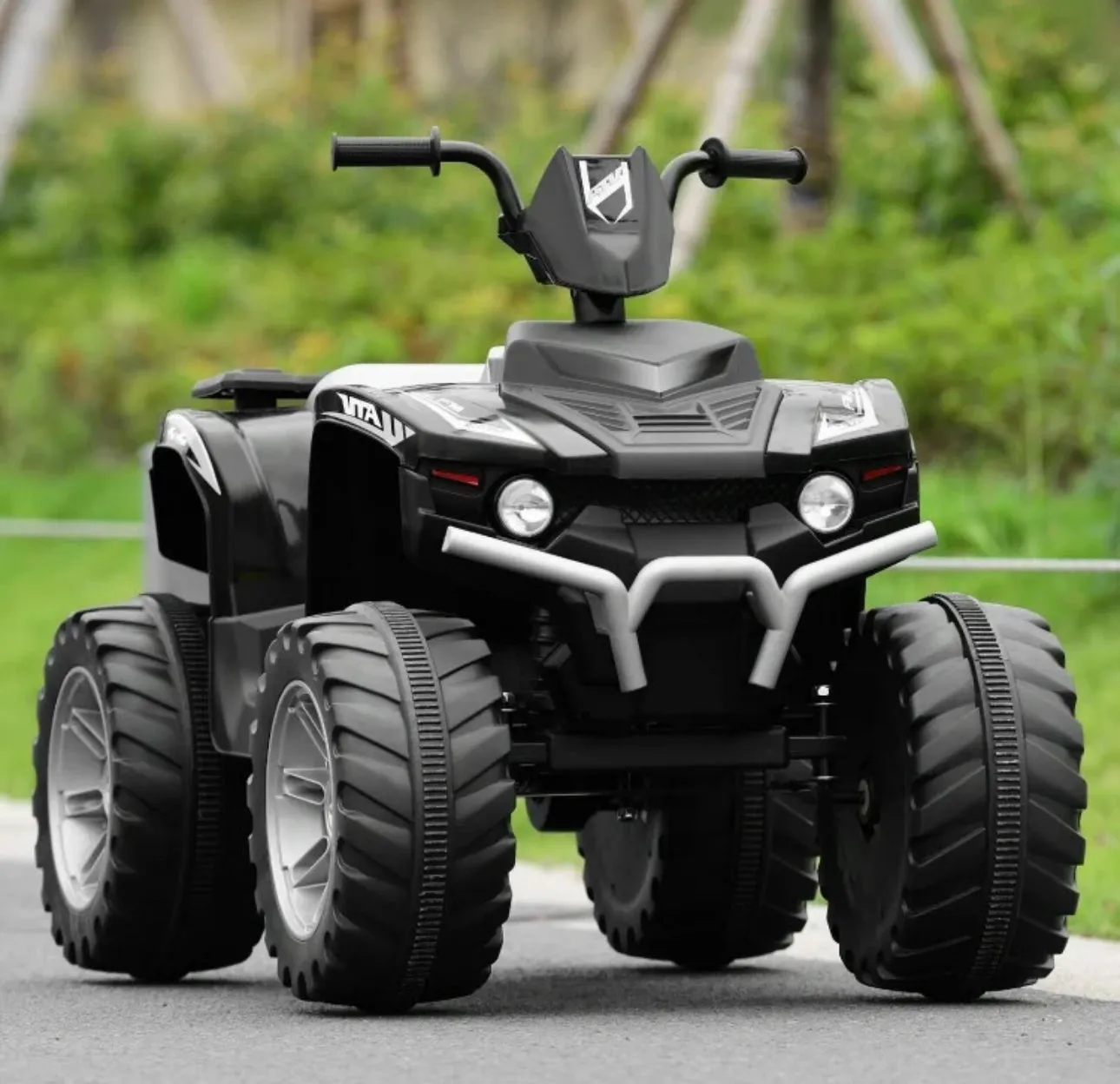 Super Cool 12V Kids Ride On ATV, Car 1 Seater | LED Lights | Heavy Duty Tires | Ages 3-7 | Music | 2 Speeds | Upgraded