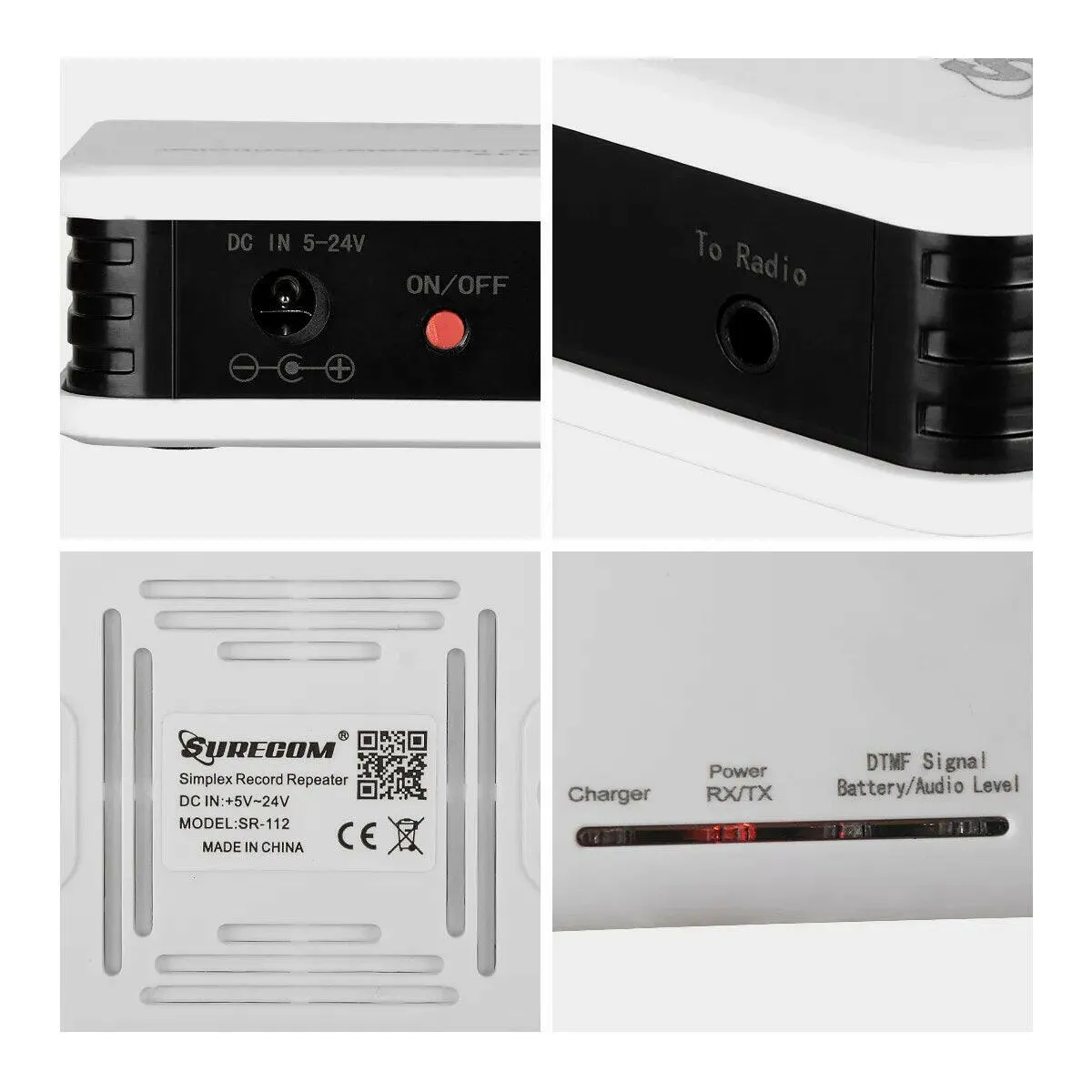 Surecom SR-112 Cross Band Simplex Repeater Controller Baofeng UV-5R 888S Zastone V8 Quansheng UVK5 Walkie Talkie Base Station