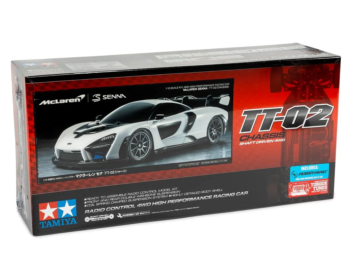 Tamiya McLaren Senna 1/10 4WD Electric Touring Car Kit (TT-02)