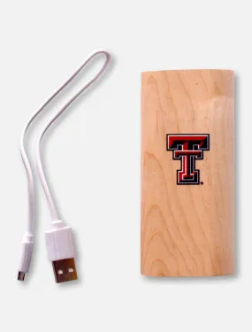 Texas Tech Red Raiders 4000mAh Wood Power Bank