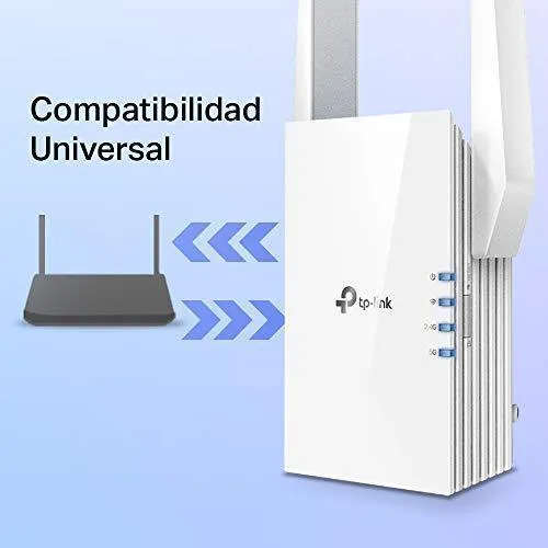 TP-Link AX1500 WiFi Extender Internet Booster, WiFi 6 Range Extender Covers up to 1500 sq.ft and 25 Devices,Dual Band up to 1.5Gbps Speed, AP Mode w/Gigabit Port, APP Setup, OneMesh Compatible(RE505X)