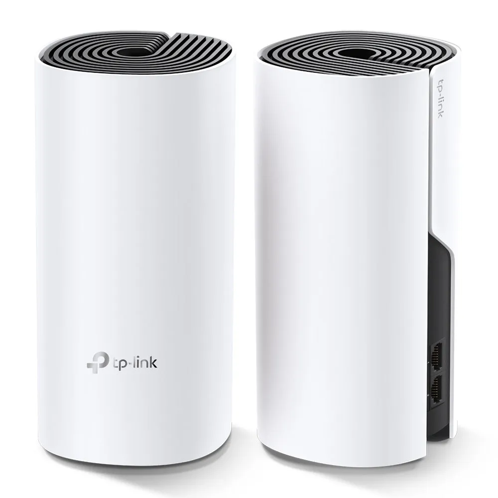 Tp-Link Deco M4 - Wi-Fi System - (2 Routers) - Up To 2,800 Sq.Ft - Mesh 1Gbe - Wi-Fi 5 - Dual Band