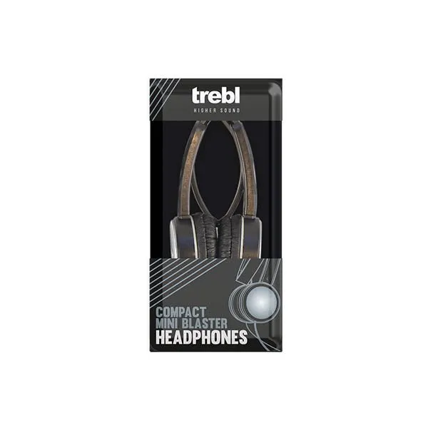 Trebl Compact Mini Blaster Headphones