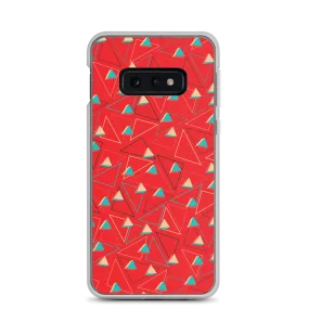 Triangular Candied Red Samsung Case