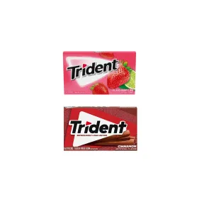 Trident Cinnamon & Island Berry Lime Sugar-Free Gum Combo Pack 14 Sticks (26g)