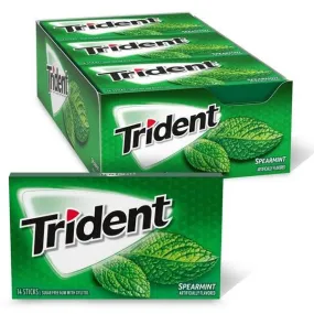 TRIDENT SPEARMINT 14 STICKS