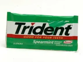 Trident Spearmint Gum