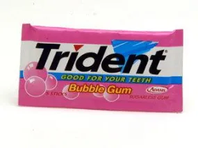 Trident Sugarfree Bubble Gum