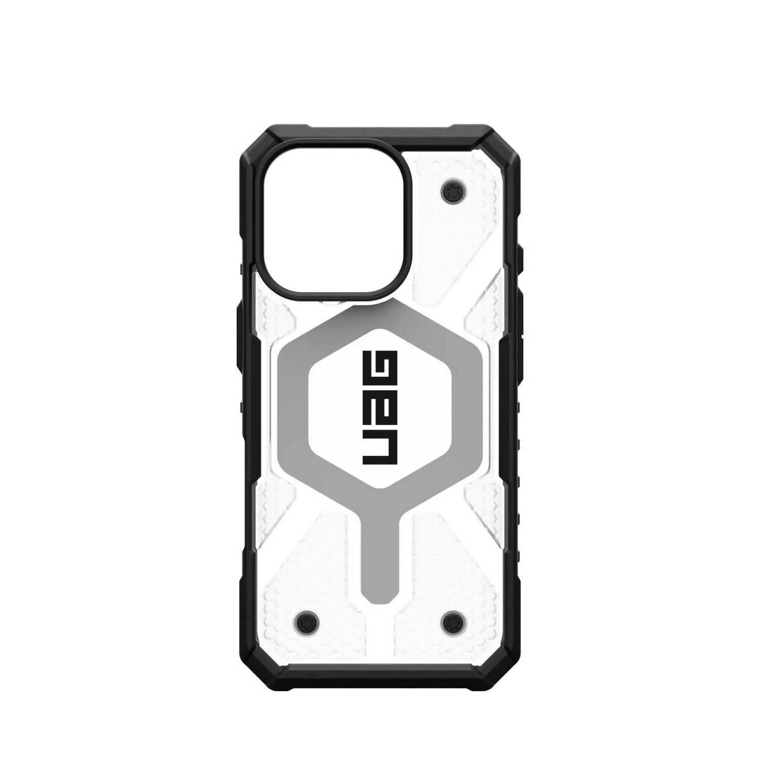 UAG Pathfinder Clear Magsafe Case - Apple iPhone 16 Pro - Ice & Silver (UAG-I16PR-PCLMI)