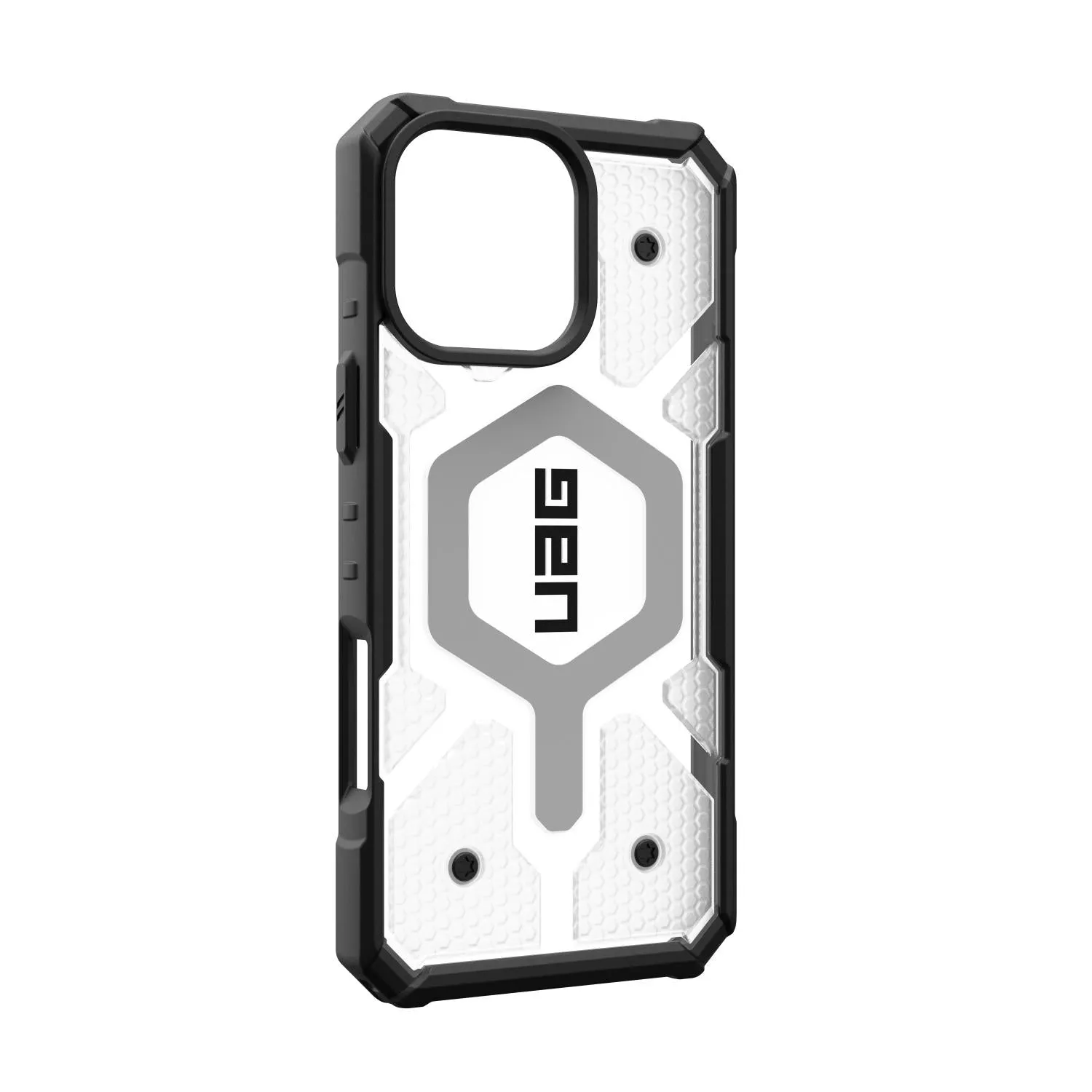 UAG Pathfinder Clear Magsafe Case - Apple iPhone 16 Pro Max - Ice & Silver (UAG-I16PM-PCLMI)