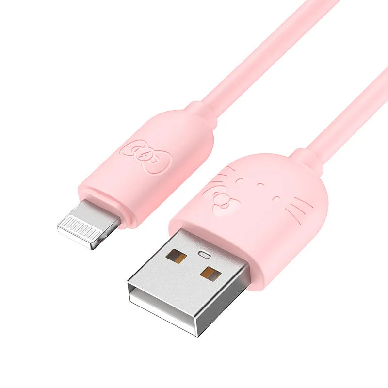 UKA Hello Kitty 1.2M 5V/2.4A Apple Lightning Cable