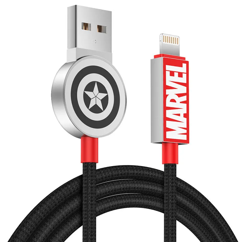 UKA Marvel Avengers Endgame 1.2M Fast Charging Apple Lightning / Type-C Cable