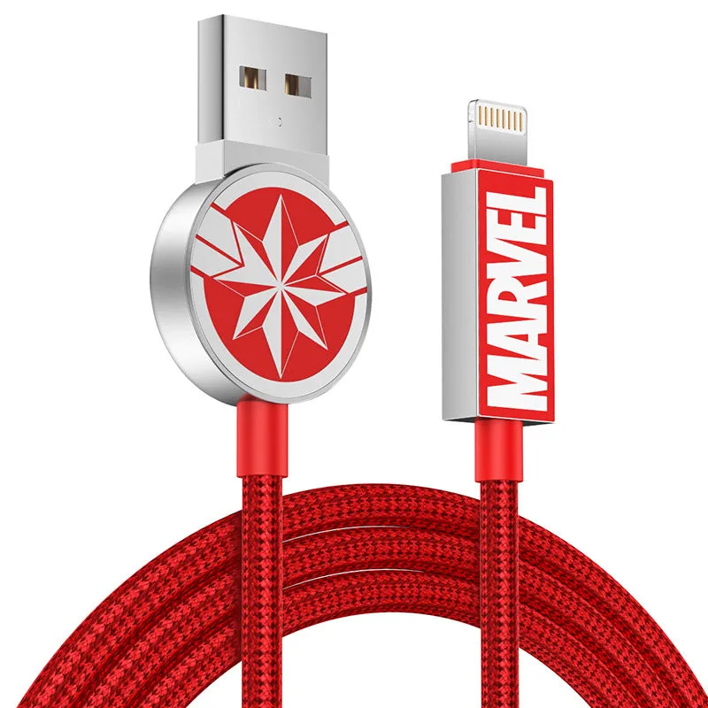 UKA Marvel Avengers Endgame 1.2M Fast Charging Apple Lightning / Type-C Cable