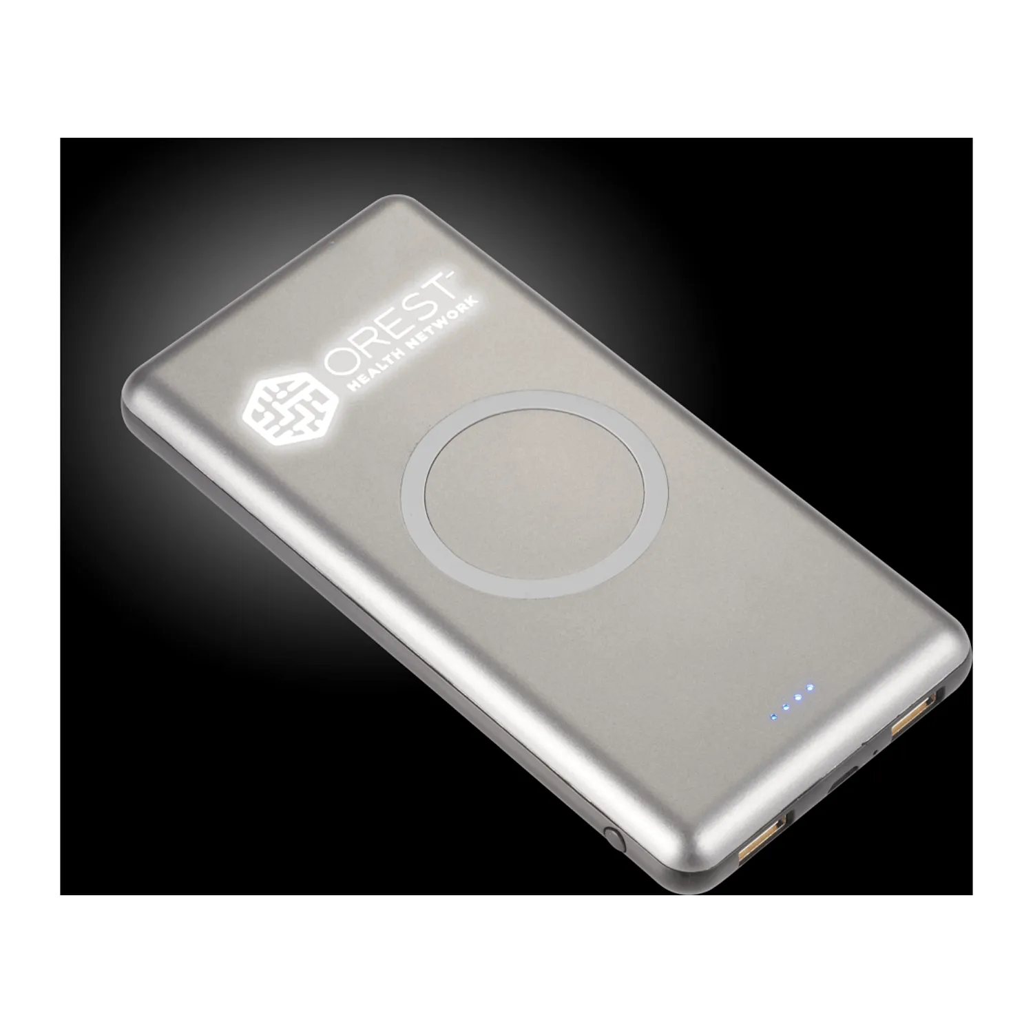 UL Listed Light Up Qi 10000 Wireless Power Bank