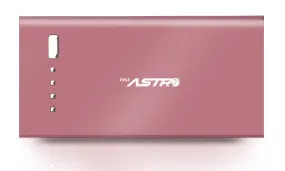 Universal Power Bank Backup High Capacity External Battery Charger 5,200 Mah With Usb 5V/1A Output & Usb Charging Cable (Pink)