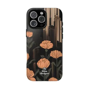 Urban Evening with Flowers, Cell Phone Case - Apple iPhone, Samsung Galaxy, or Google Pixel