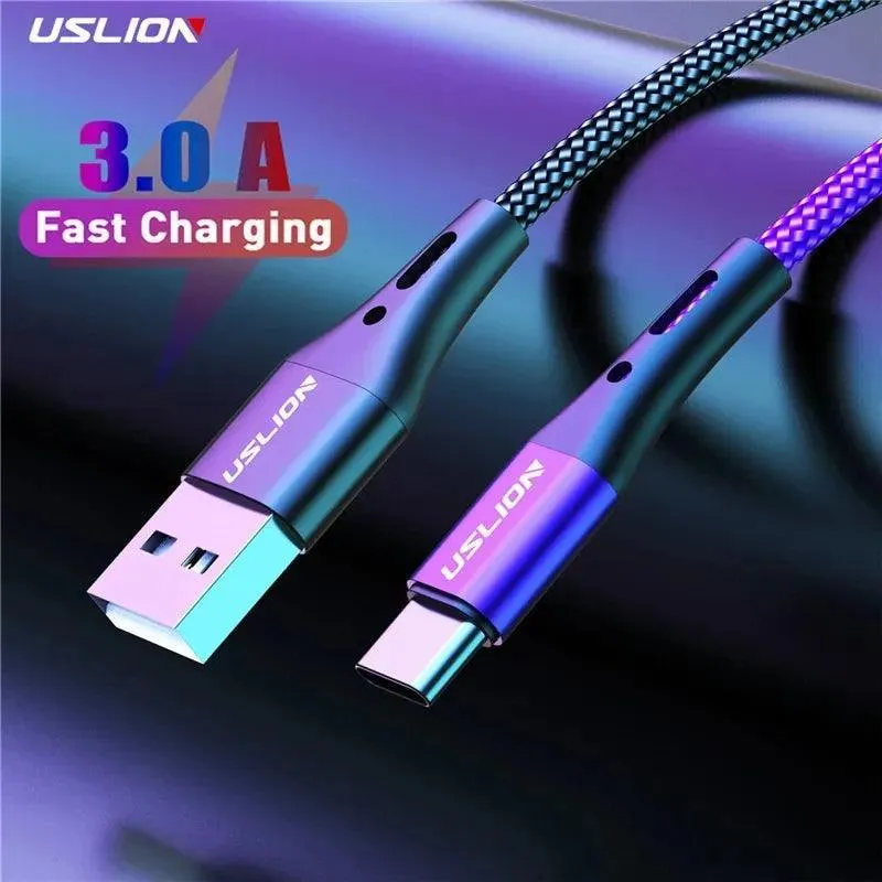 USB C Rapid Charger Cable for Samsung & Xiaomi: High-Speed Type-C Cable for Fast Charging