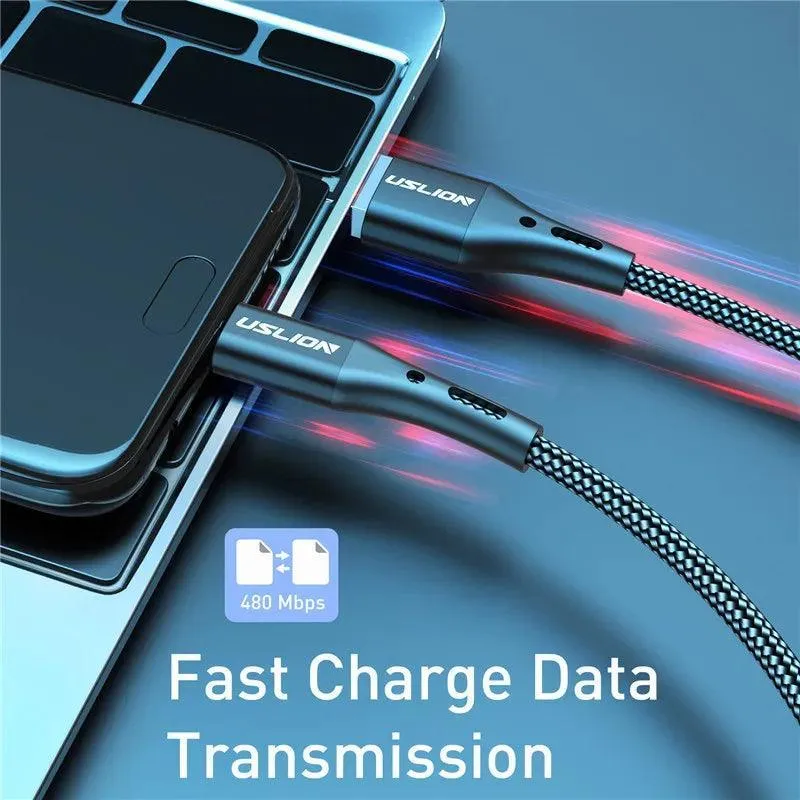 USB C Rapid Charger Cable for Samsung & Xiaomi: High-Speed Type-C Cable for Fast Charging