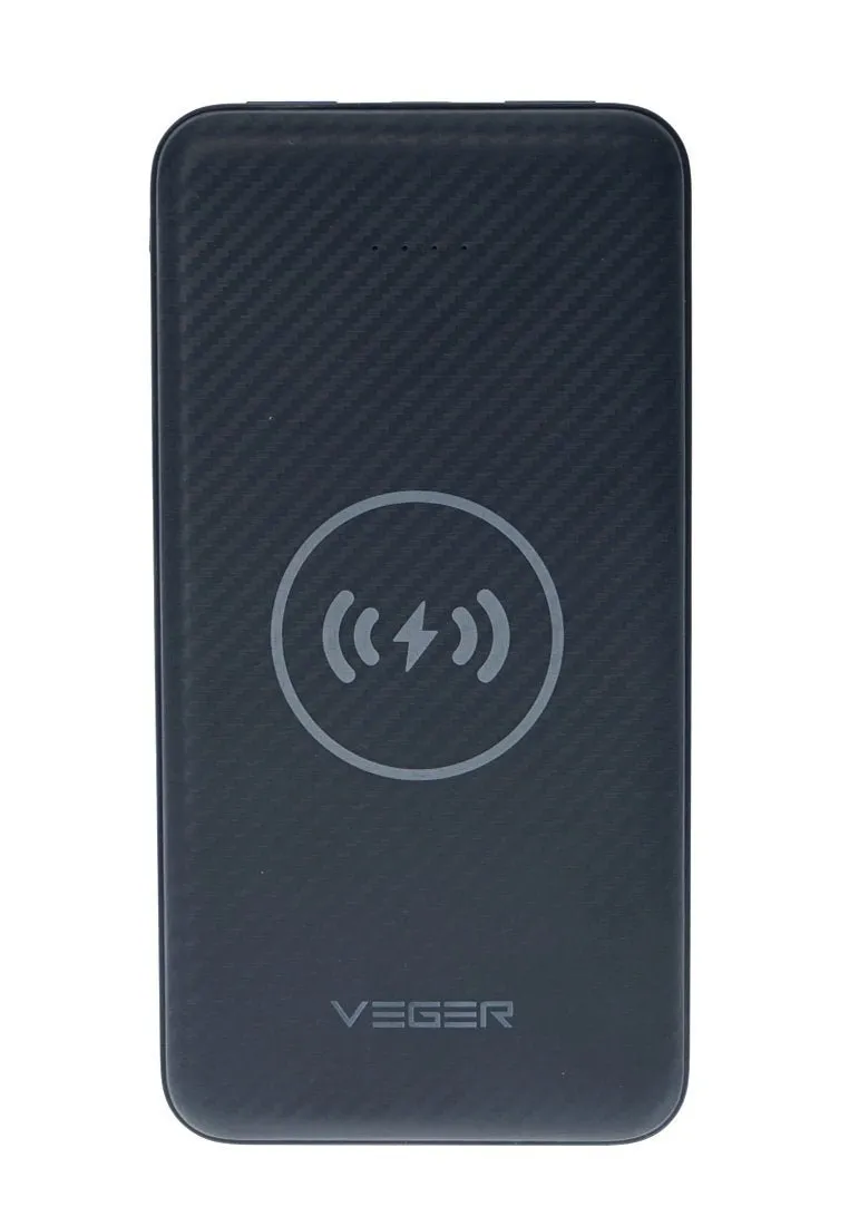 Veger VP-1027W Wireless Charger Power Bank -20000mAh black White blue