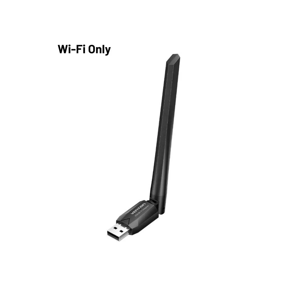 Vention AC650 High Speed 2.4Ghz Dual Band USB Network/Bluetooth Adapter Dongle with 650Mbps 5GHz Bandwidth, 6dBi High Gain Antenna