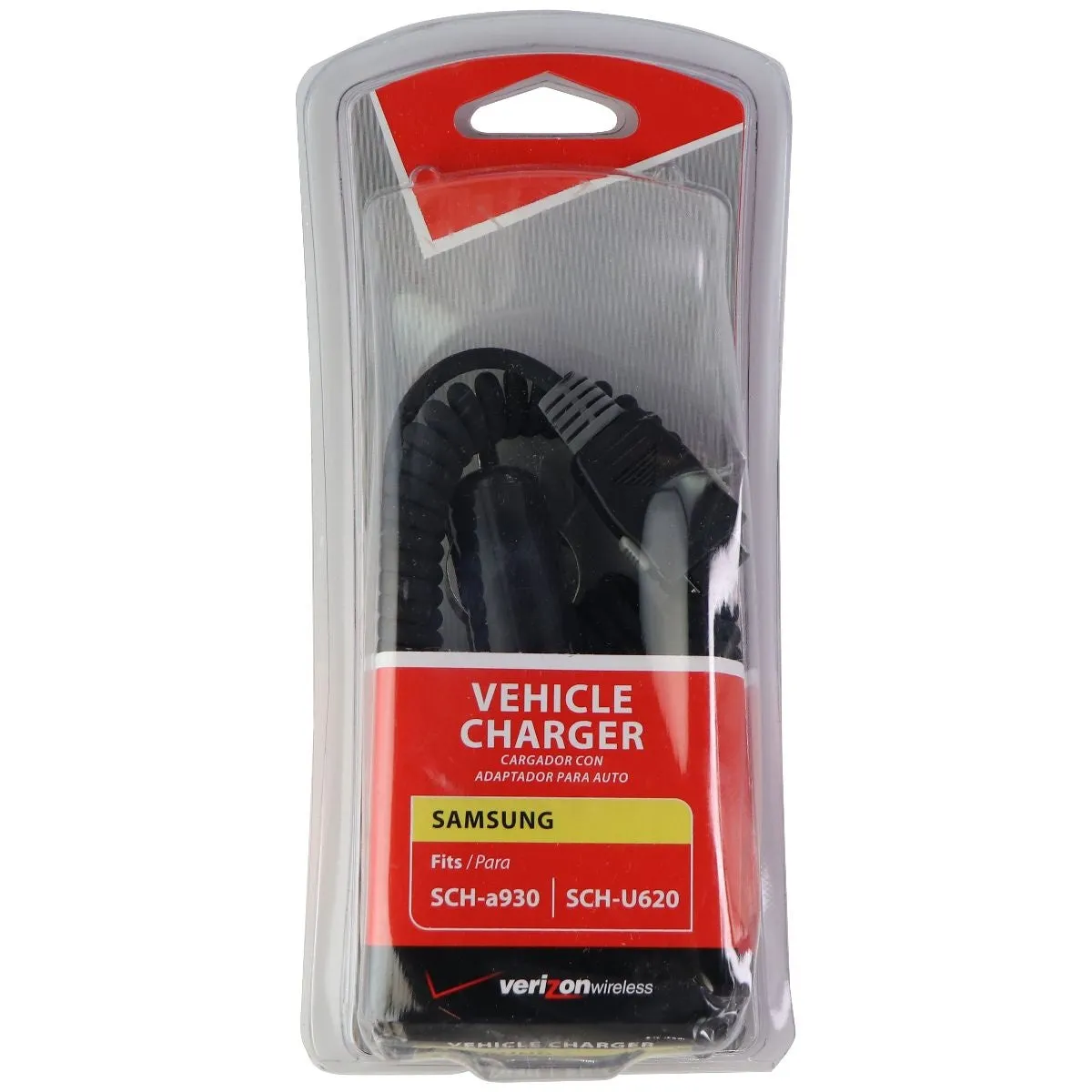 Verizon Vehicle Car Charger for Samsung SCH-a930 / SCH-U620 Cell Phones - Black