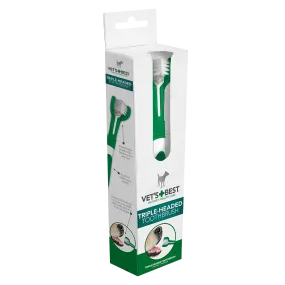 Vets Best - Advanced Triple-Head Toothbrush