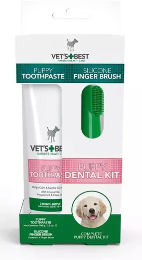 Vet's Best Dental Care Kit For Puppies