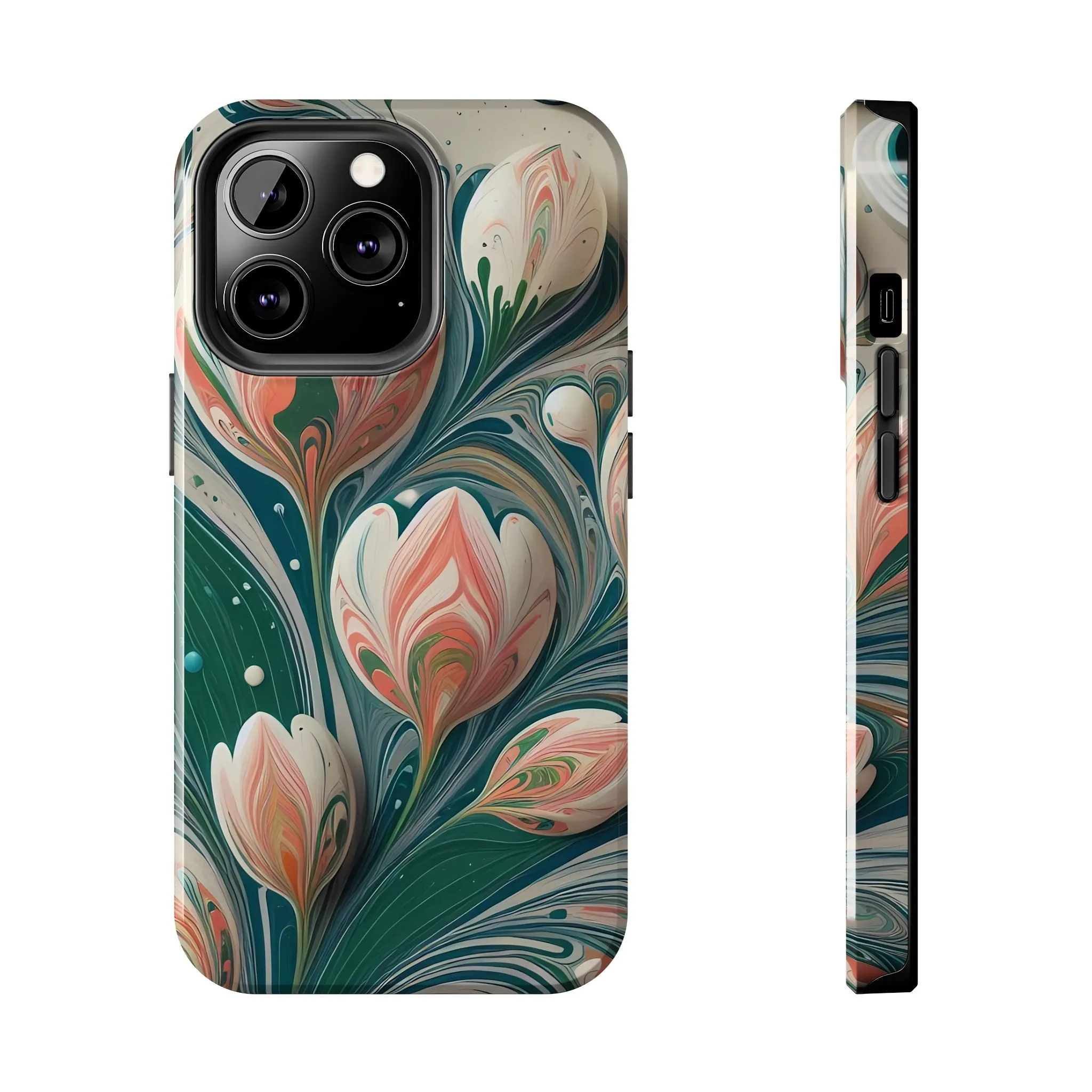 Vibrant Floral Tough Phone Cases - Durable Protection with Artistic Design