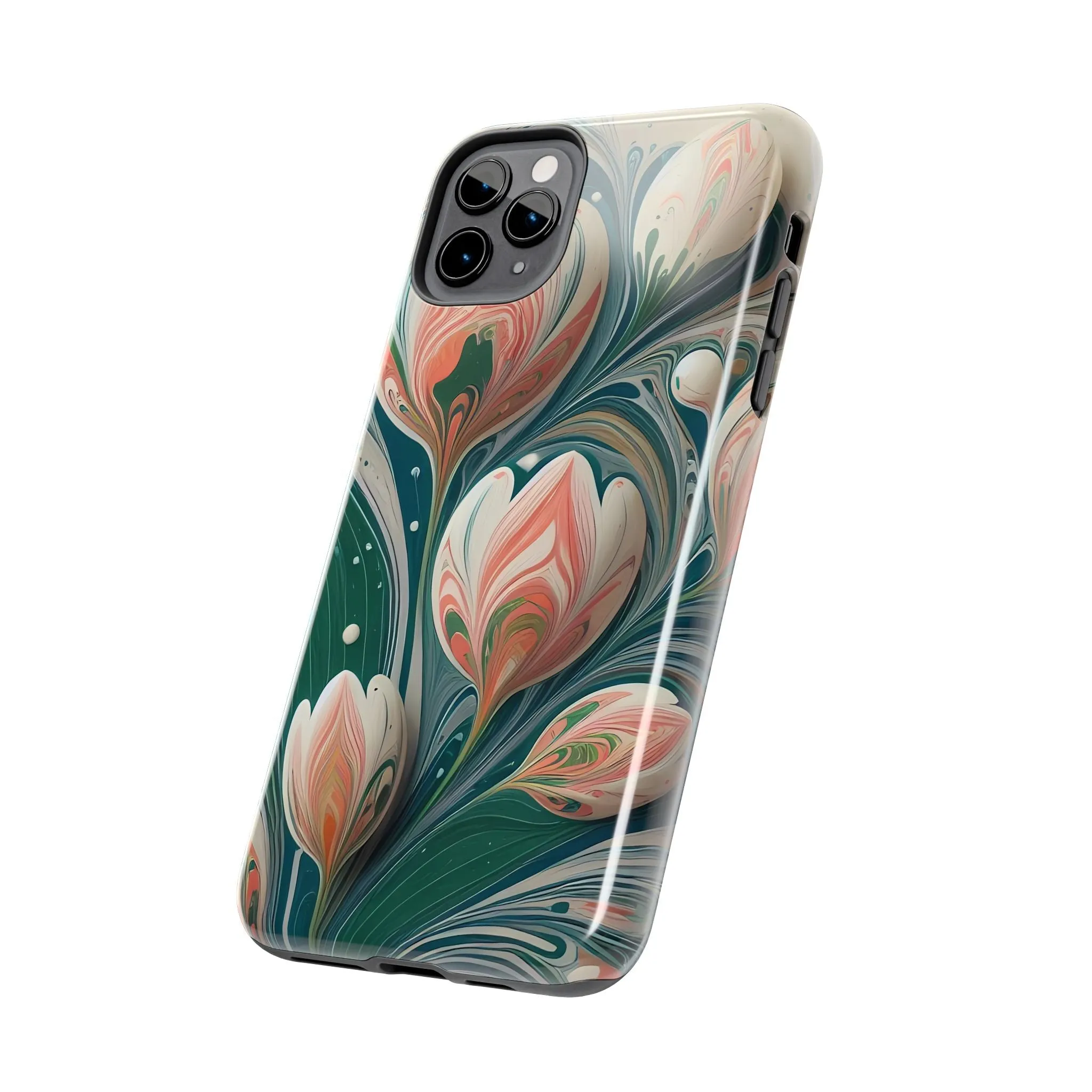 Vibrant Floral Tough Phone Cases - Durable Protection with Artistic Design