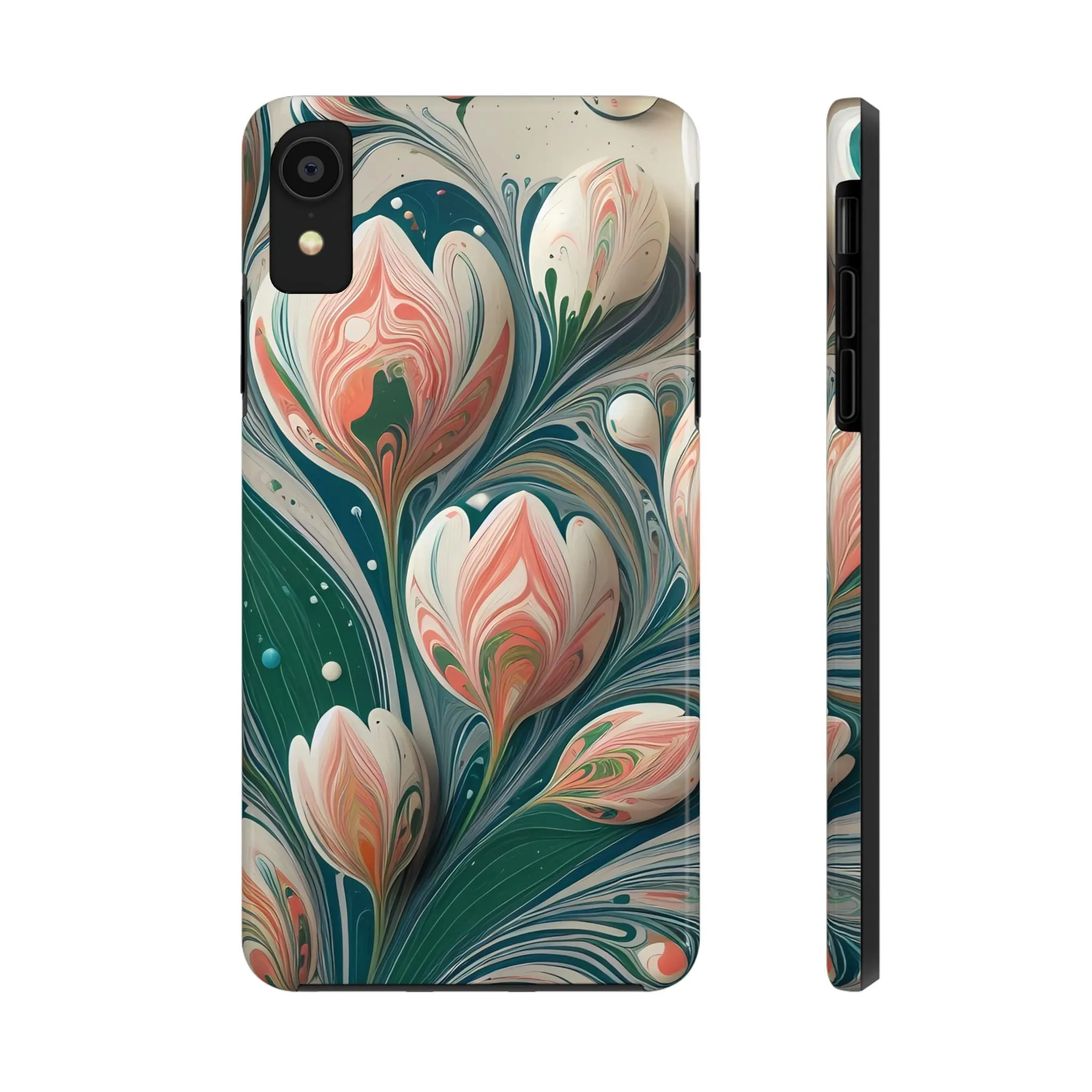 Vibrant Floral Tough Phone Cases - Durable Protection with Artistic Design