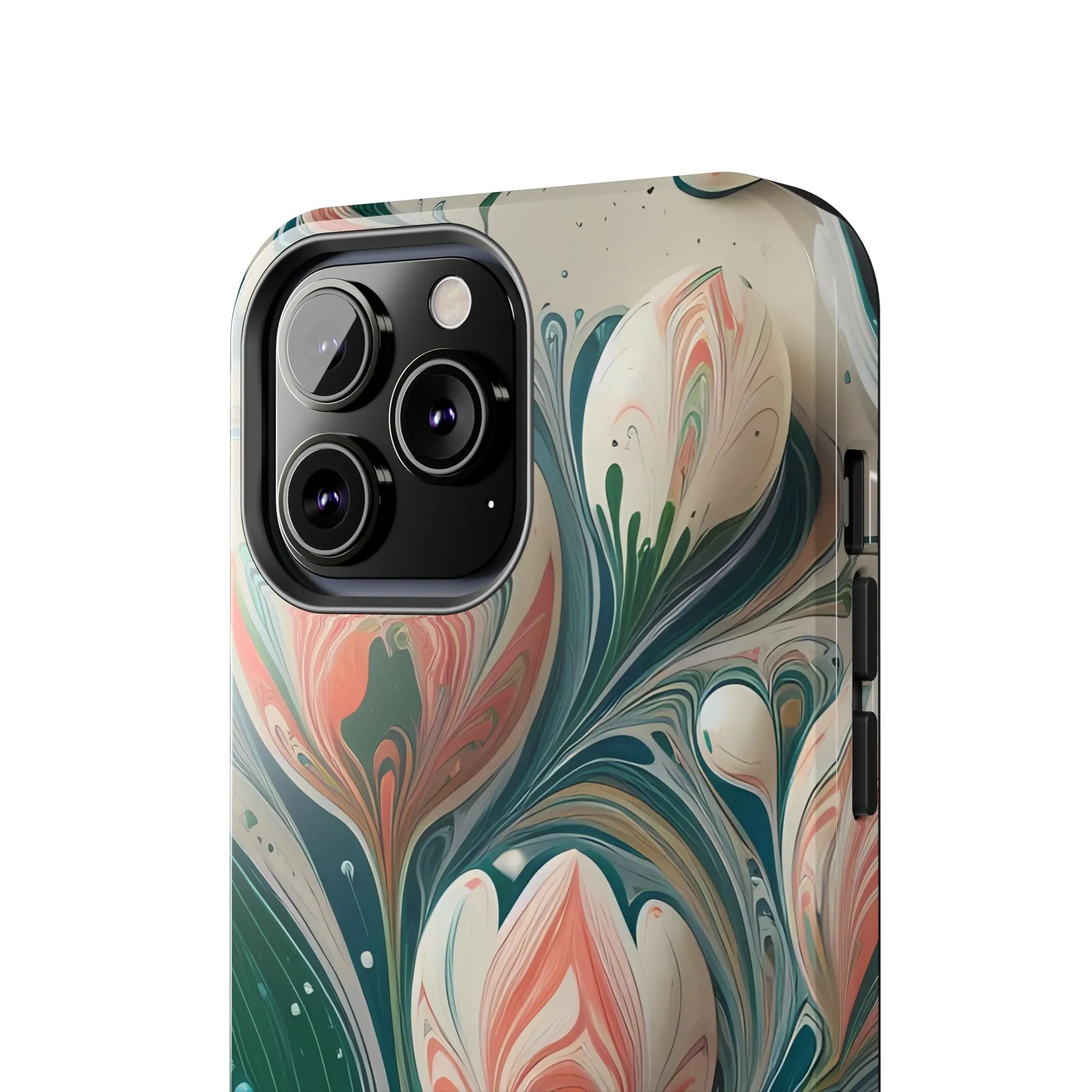 Vibrant Floral Tough Phone Cases - Durable Protection with Artistic Design