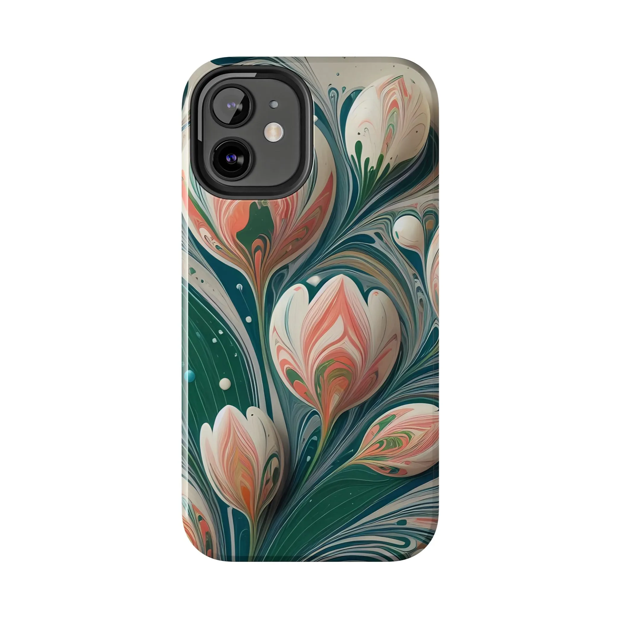 Vibrant Floral Tough Phone Cases - Durable Protection with Artistic Design