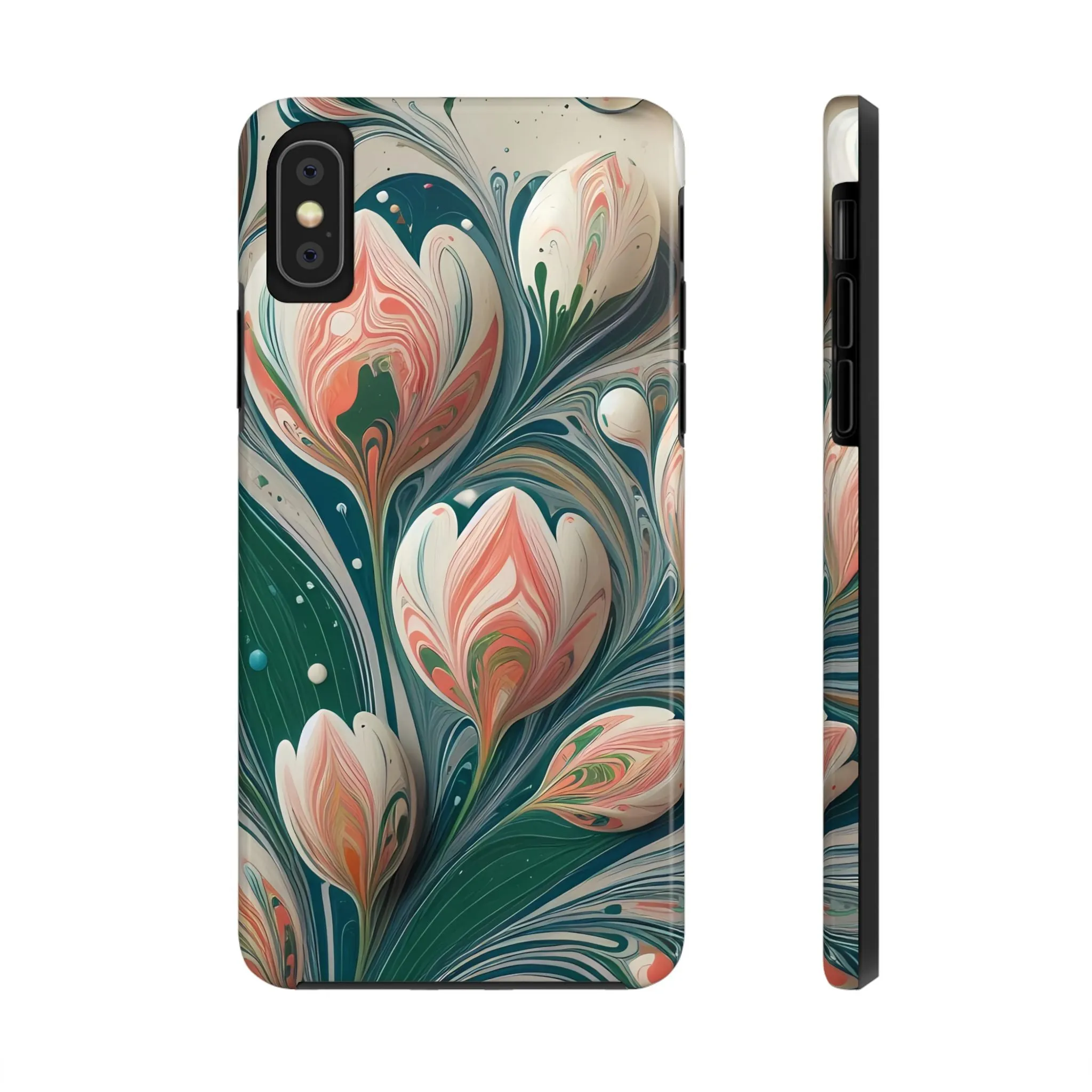 Vibrant Floral Tough Phone Cases - Durable Protection with Artistic Design