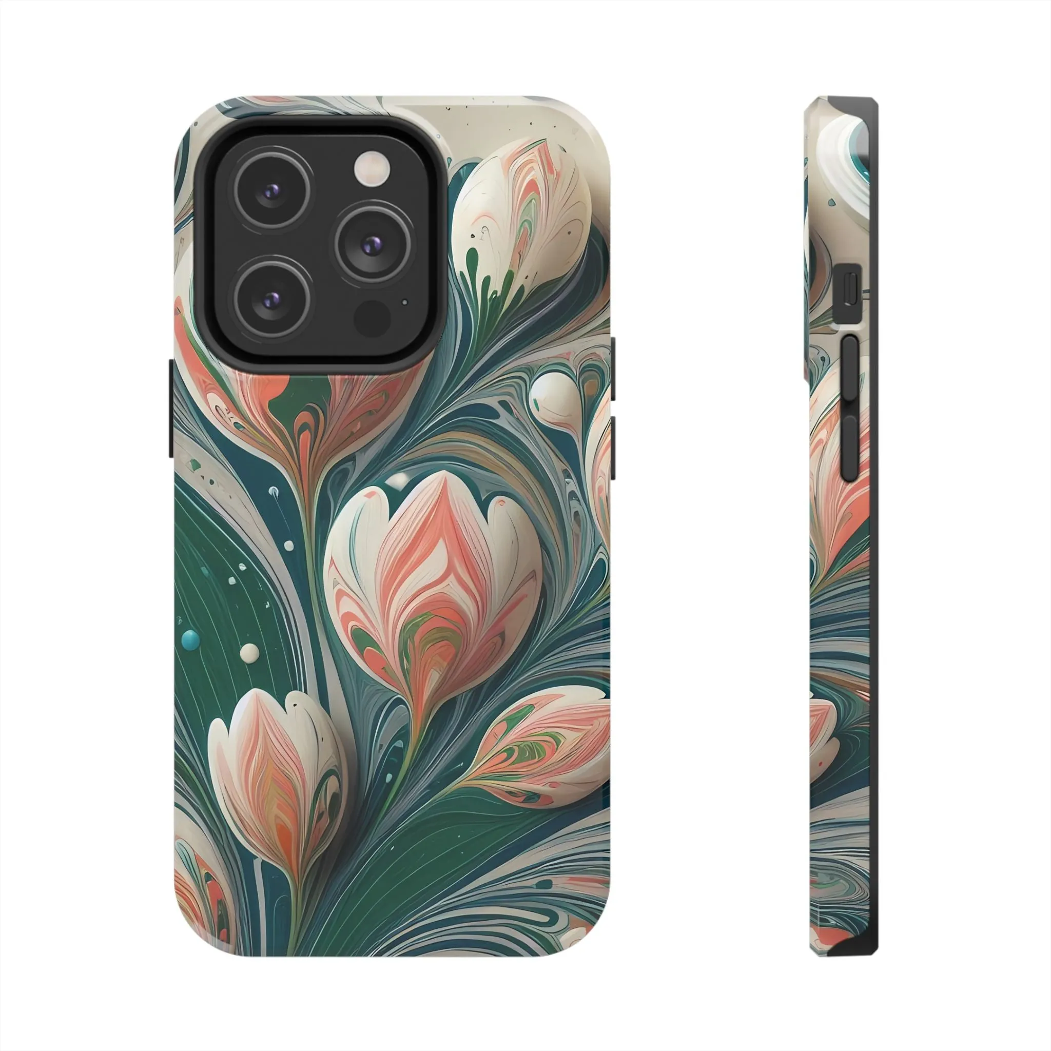 Vibrant Floral Tough Phone Cases - Durable Protection with Artistic Design