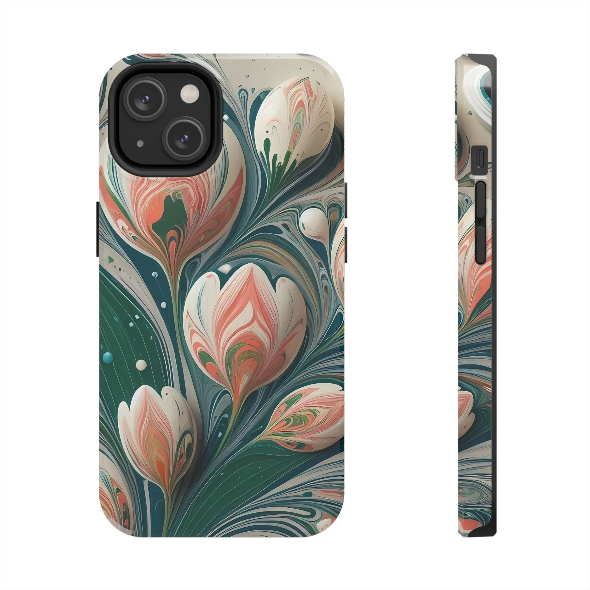 Vibrant Floral Tough Phone Cases - Durable Protection with Artistic Design