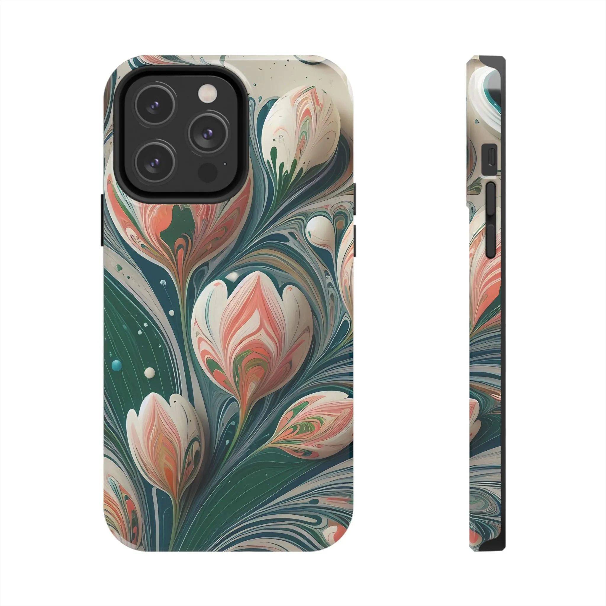 Vibrant Floral Tough Phone Cases - Durable Protection with Artistic Design