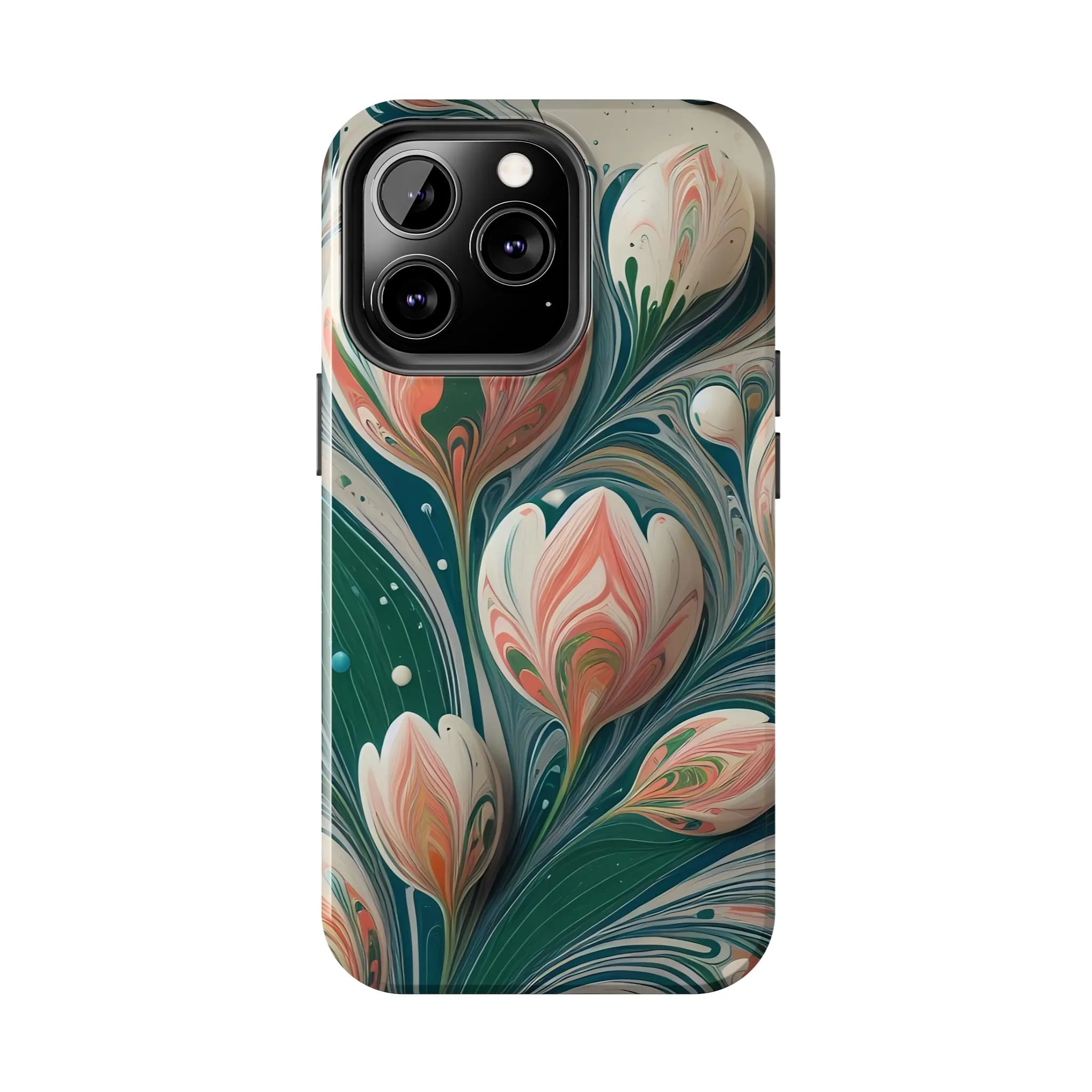 Vibrant Floral Tough Phone Cases - Durable Protection with Artistic Design