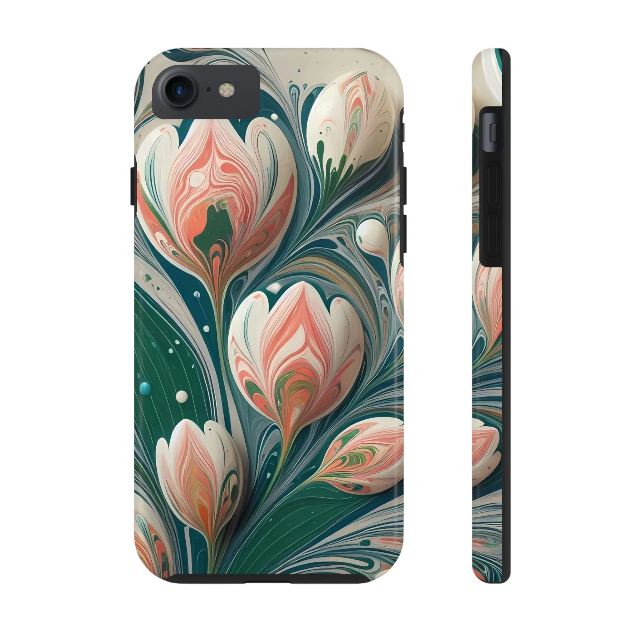 Vibrant Floral Tough Phone Cases - Durable Protection with Artistic Design