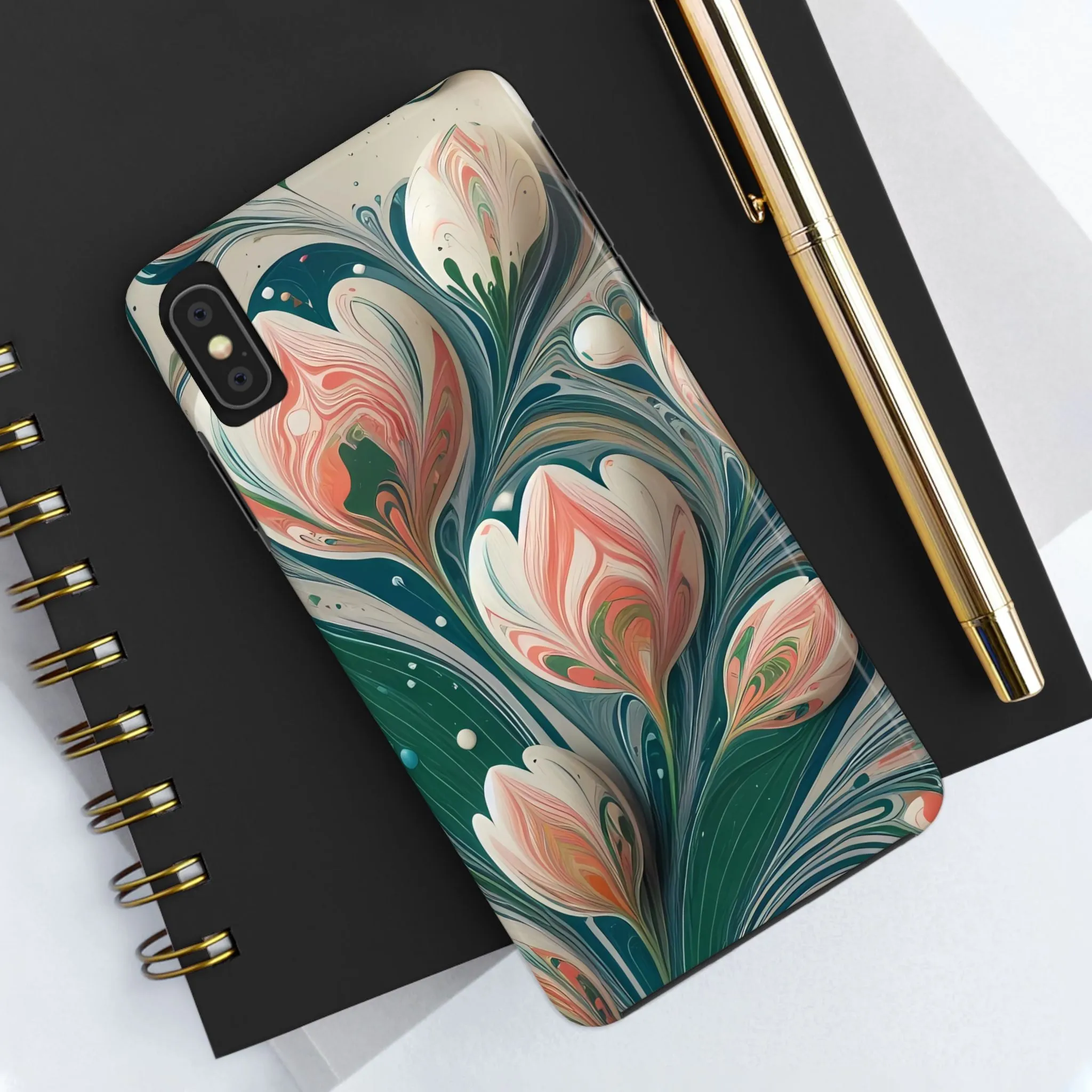 Vibrant Floral Tough Phone Cases - Durable Protection with Artistic Design