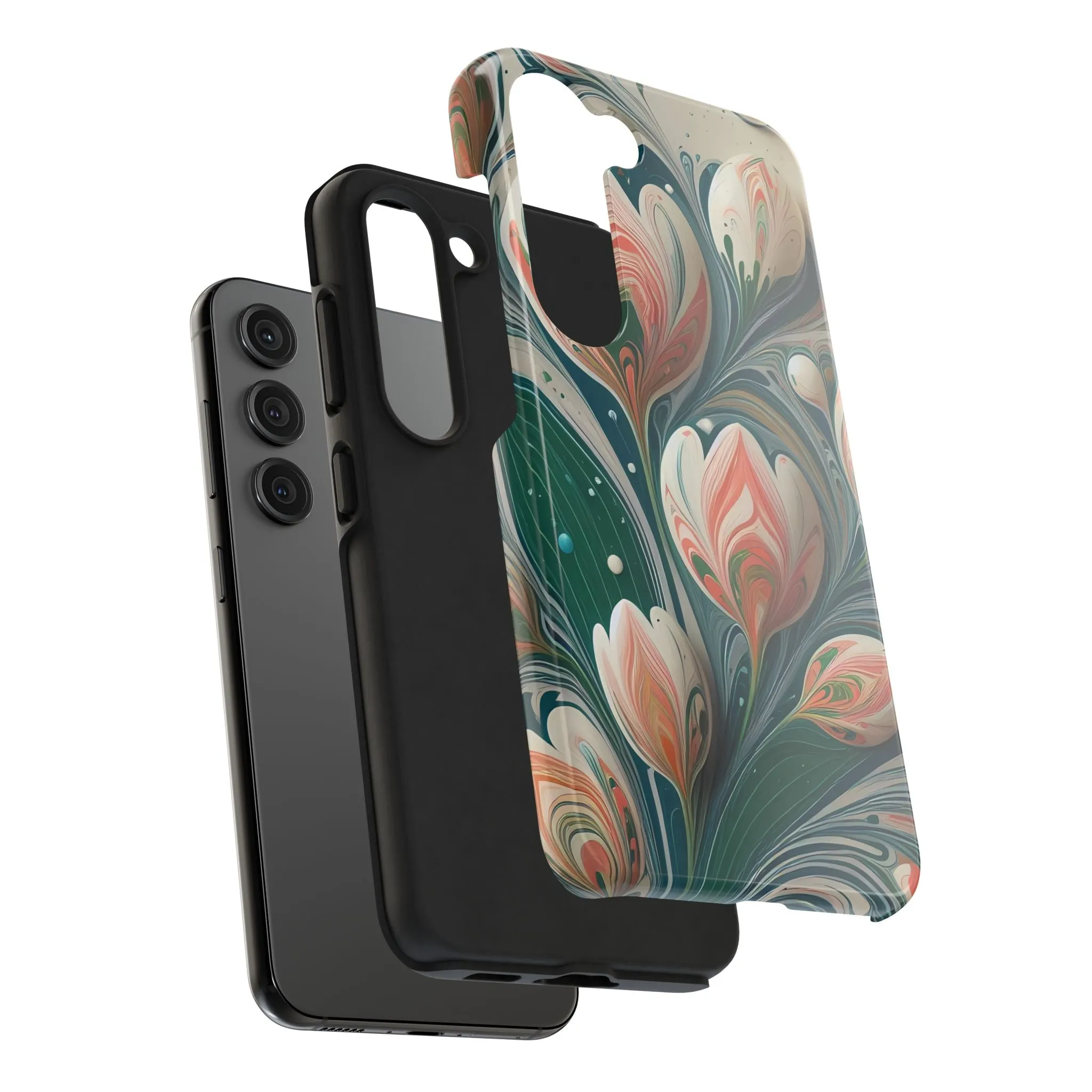 Vibrant Floral Tough Phone Cases - Durable Protection with Artistic Design